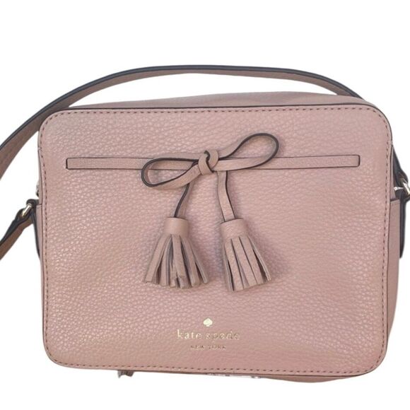 Kate Spade Pebbled Grain Leather Pale Pink Crossbody Bag - Picture 1 of 12